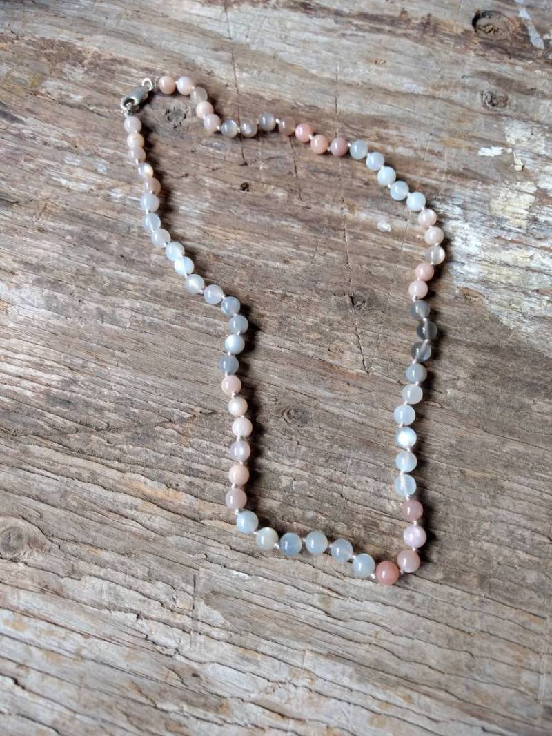 Mondstein | Multi Chakra Halskette Alle Natürlichen Halbedelsteine Heilmetaphysical von JaspersJewels