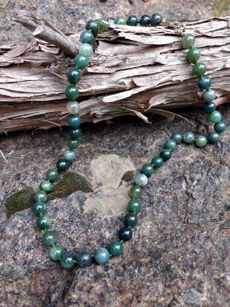 Moosachat Chakra Halskette Alle Natürlichen Halbedelsteine Heilmetaphysical Moosachat Chakra Halskette Alle Natürlichen Halbedelsteine Heilmetaphysical von JaspersJewels