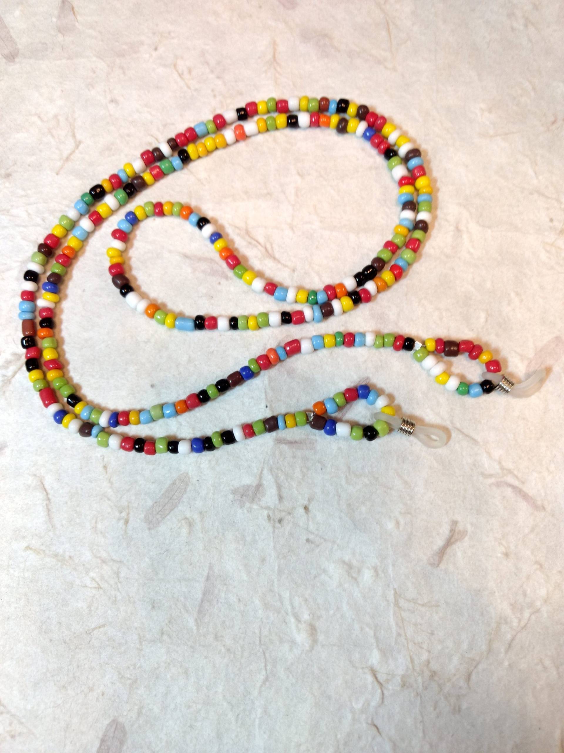 Sale Hübsche Mehrfarbige | Helle Glasperlen Brillenkette Sale Hübsche Mehrfarbige | Helle Glasperlen Brillenkette von JaspersJewels