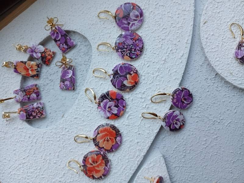 Ohrringe/ Ohrhaken Flowers von JasuviDesign