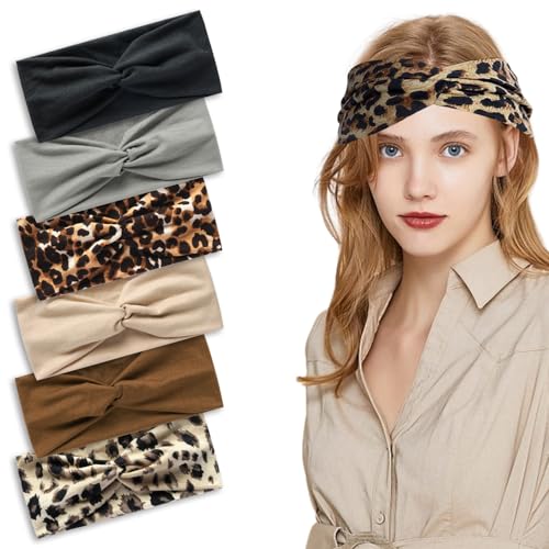 Haarbänder für Damen, 6 Stück, elastische Haarbänder, weiche und dehnbare Stirnbänder für Frauen, bequemes Haar-Accessoire für den täglichen Gebrauch, stilvoll und langlebig Haarbänder für Damen, 6 Stück, elastische Haarbänder, weiche und dehnbare Stirnbänder für Frauen, bequemes Haar-Accessoire für den täglichen Gebrauch, stilvoll und langlebig von Jatipy