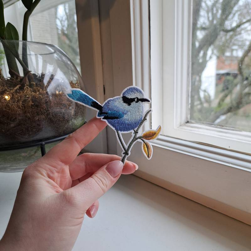 Patch Vogel, Bügelbild Singvogel, Vogel Zum Aufbügeln, Süße Geschenkidee, Flicken, Diy von JattJattsKerzen