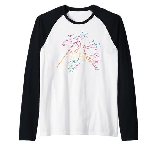Speerwerfen Colorsplash Kinder Speerwurf Raglan von Javelin Throw Team Equipment Javelin Coaches