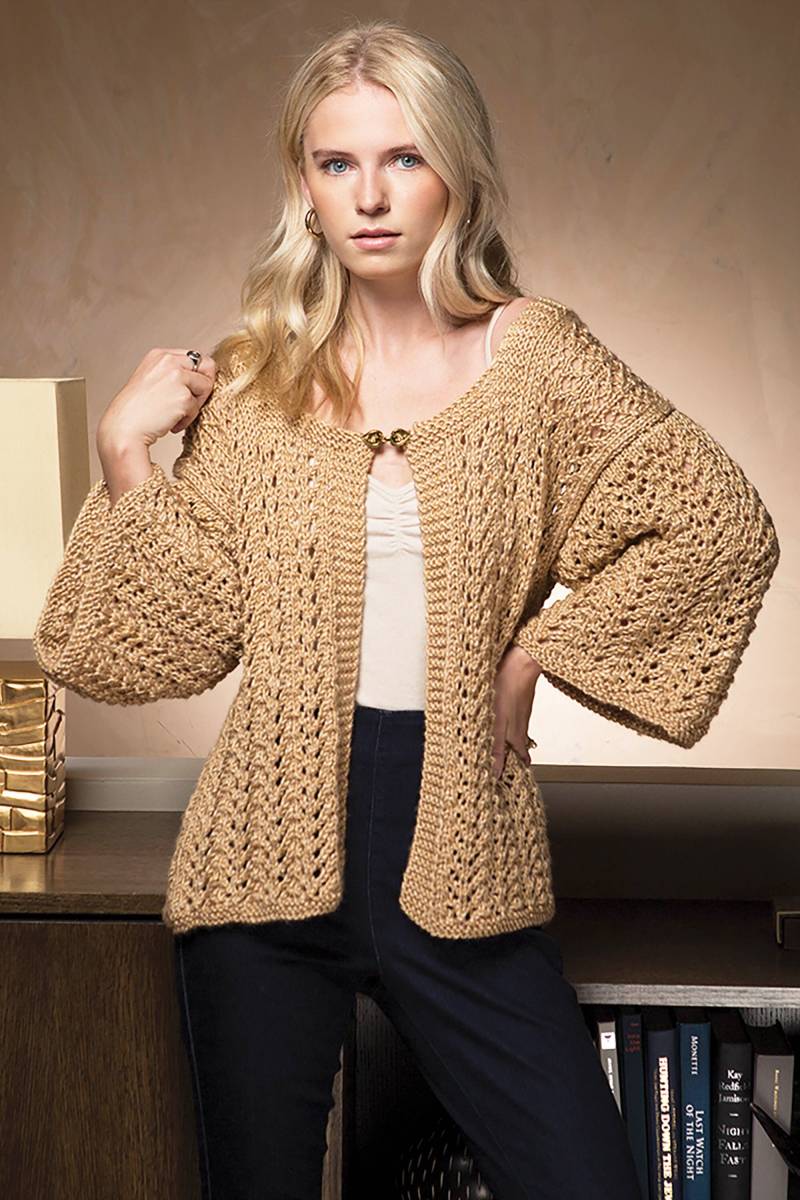 -Handgestrickte Lacy Cardigan -Handgestrickte Lacy Cardigan von JavoriDesigns