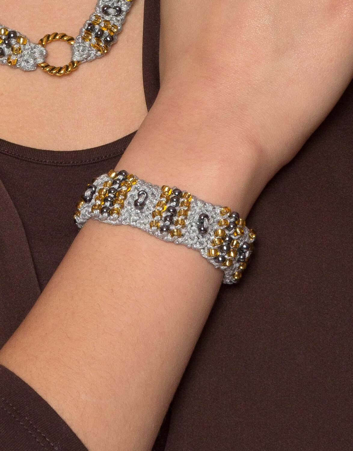 Diy Knitting Kits - Jacqueline Armband Kit Diy Knitting Kits - Jacqueline Armband Kit von JavoriDesigns