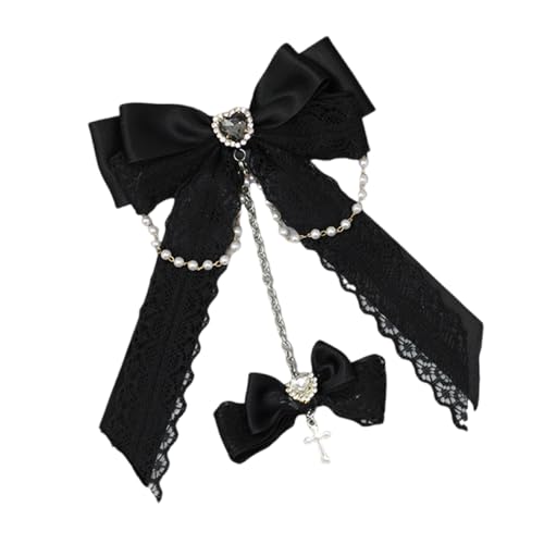 Anime Maid Haarspange Halloween Party Dressingup Schleife Haarspangen Anime Kostüm Haarschmuck für Rollenspiele von Javoryxh