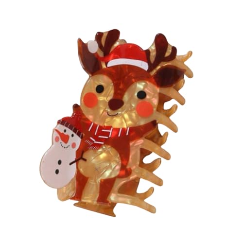 Auffällige Weihnachts-Haarklammer für Mädchen und Frauen von Javoryxh