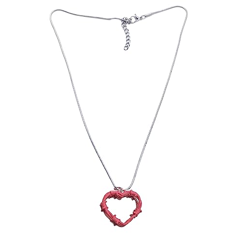 Choker-Halskette mit Anhänger, Herz-/Schmetterlingsform, Stahl, Halsschmuck für Mädchen und Frauen Choker-Halskette mit Anhänger, Herz-/Schmetterlingsform, Stahl, Halsschmuck für Mädchen und Frauen von Javoryxh