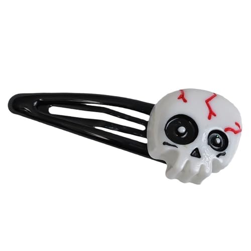 Einzigartige Schädel Designs Haarnadel Bequeme Haarteile Dekoration Cosplay Kopfbedeckung Ornament für trendige Personen von Javoryxh