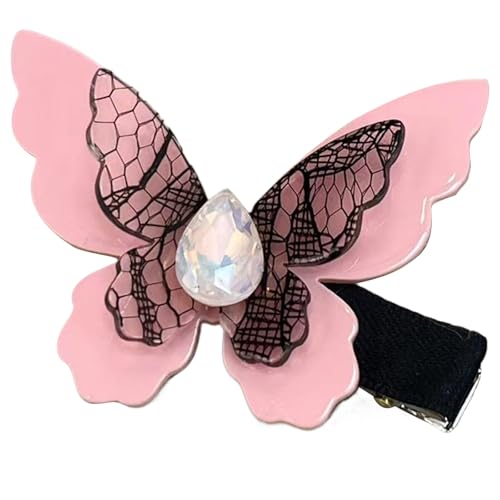 Elegante schwarze Schmetterlings-Haarnadeln, einzigartige Haarnadel, modisches Haarteil, Accessoire für Damen und Mädchen, Haarschmuck von Javoryxh