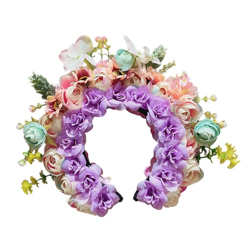 Exquisite, handgefertigte Blumen-Haargirlanden, vielseitige Blumen-Haarbänder, Seide, Blumen-Stirnbänder für Frauen, Festival-Anlässe Exquisite, handgefertigte Blumen-Haargirlanden, vielseitige Blumen-Haarbänder, Seide, Blumen-Stirnbänder für Frauen, Festival-Anlässe von Javoryxh