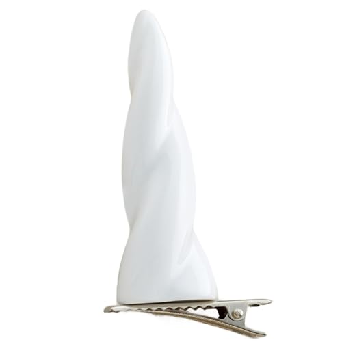 Flache Haarspange für Mädchen, Horn, Ornamente, Halloween, für Frauen, Mädchen, Strauß, Haarspange, Tier, Punk, Halloween, Foto-Requisiten von Javoryxh