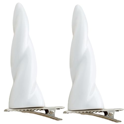 Flache Haarspange für Mädchen, Horn, Ornamente, Halloween, für Frauen, Mädchen, Strauß, Haarspange, Tier, Punk, Halloween, Foto-Requisiten von Javoryxh