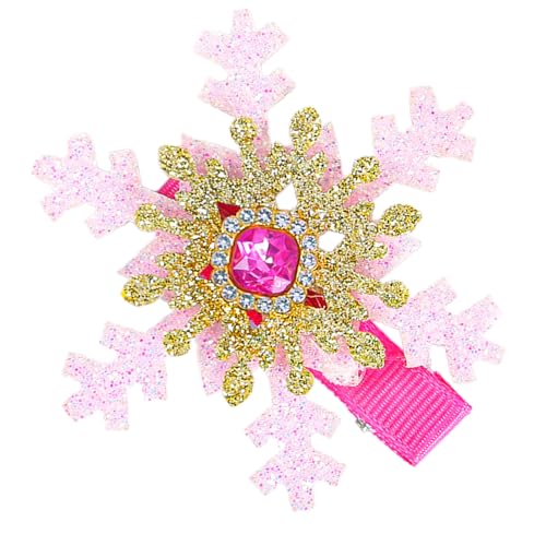 Flache Haarspange für Mädchen, Kristall-Haarspange für Frauen, Mädchen, Strauß, Haarspange, süße Weihnachtsfoto-Requisiten von Javoryxh