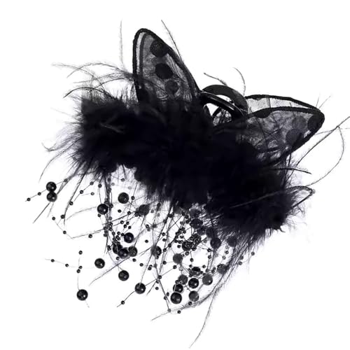 Haarklammer mit Prinzessinnen-Motiv, schöne gefiederte Haarspangen, starker Halt, Haarnadel für Mädchen von Javoryxh