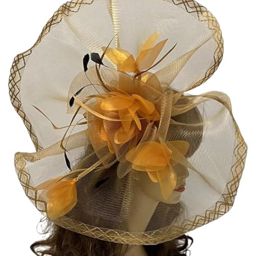 Halloween-Blumen-Haarspange für Damen, zum Fotografieren, Fascinator, Dekoration, Haarspange, mittelalterliche Haarspangen für Damen und Mädchen von Javoryxh