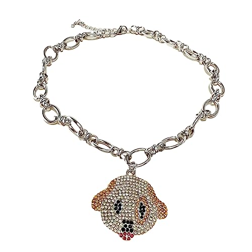 Javoryxh Glitzernder Schmetterlings-Anhänger, Choker-Halskette, Kamelien, Blume, Herz, echte Schlüsselbeinkette, geometrische Halskette für Damen von Javoryxh