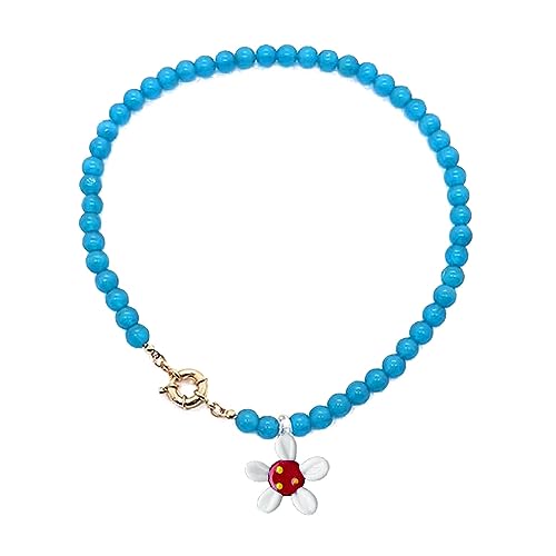 Javoryxh Handgewebte Perlen-Halskette, Strand-Reisperlen-Halskette, geeignet für Damen von Javoryxh