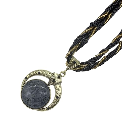 Javoryxh Tragbare inspirierende modische Halskette mit stabilen Steinperlen für Komfort und elegante Outfits von Javoryxh