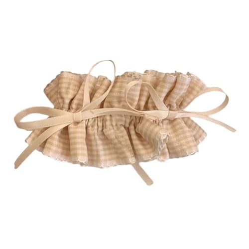 Modische Haargummis mit Spitzenbesatz, elastisches Haarseil, großes Haargummi, elegantes Haarband, weibliche Haarschmuck von Javoryxh