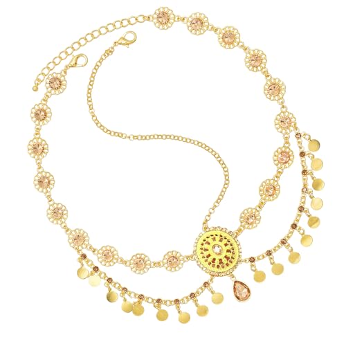 Modische geometrische Kristall-Haarbänder, stilvolle Strass-Kopfbedeckung für Partys und Hochzeiten von Javoryxh