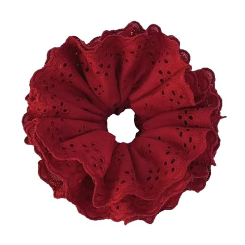 Übergroße Haargummis, übergroße Spitzen-Haargummis, elastisches Haarteil, Haarseil, Damenschmuck von Javoryxh