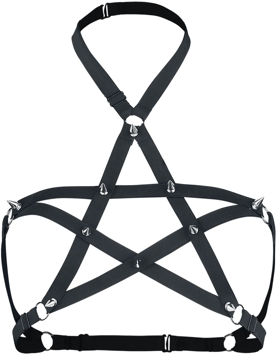 Jawbreaker - Gothic Harness - für Damen - schwarz von Jawbreaker