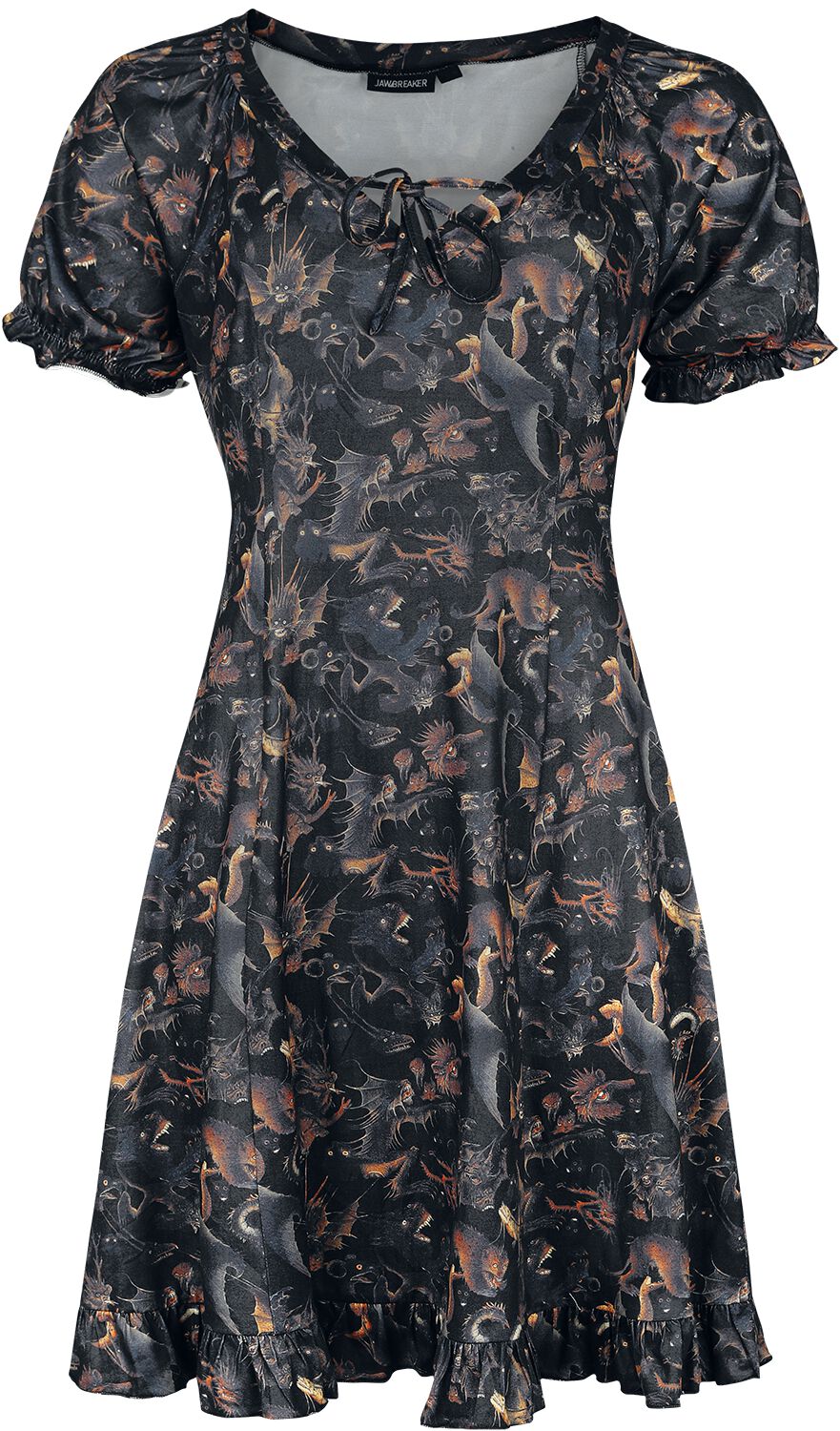 Jawbreaker - Gothic Kurzes Kleid - Paradise Lost Dress - XS bis 4XL - für Damen - Größe XL - multicolor von Jawbreaker