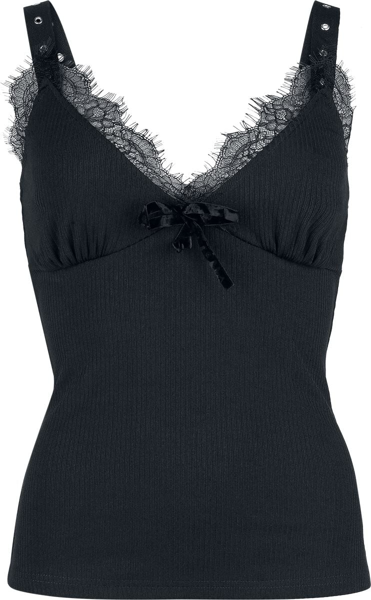 Jawbreaker - Gothic Top - Sleeveless Top - L bis XXL - für Damen - Größe XXL - schwarz von Jawbreaker