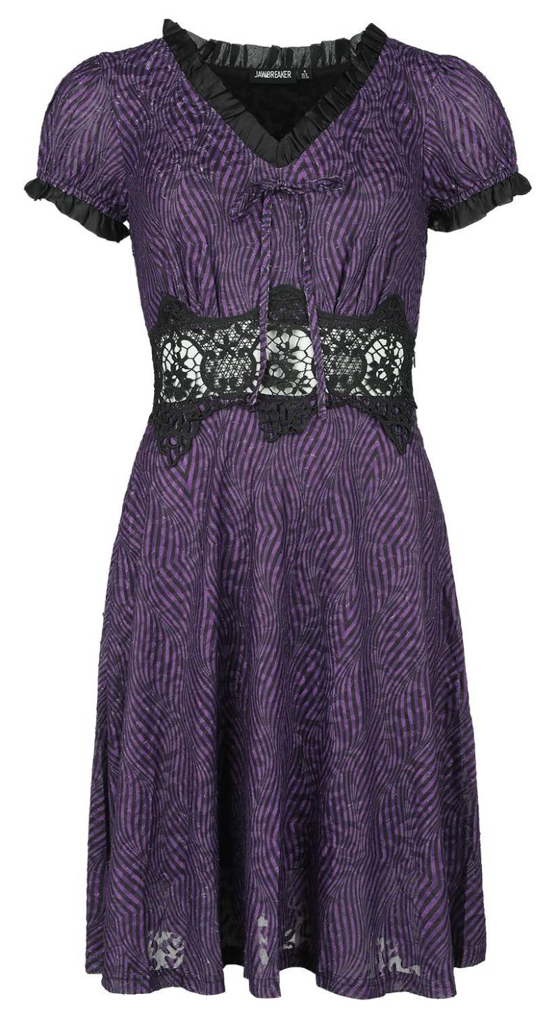 Jawbreaker Kurzes Kleid - Purple Zebra Dress - XS - für Damen - Größe XS - lila/schwarz Jawbreaker Kurzes Kleid - Purple Zebra Dress - XS - für Damen - Größe XS - lila/schwarz von Jawbreaker