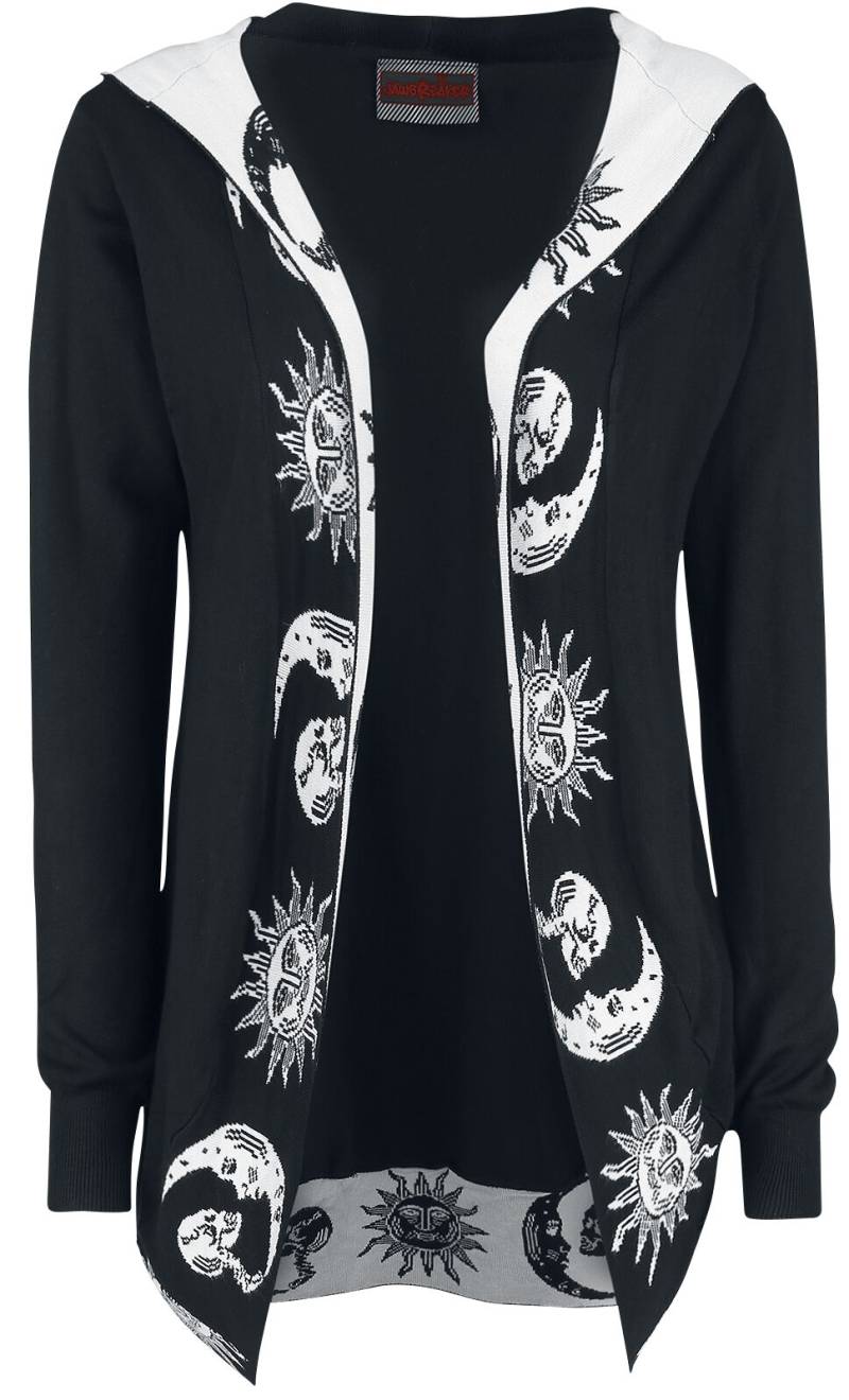 Jawbreaker Moonstone Cardigan Cardigan schwarz weiß in S von Jawbreaker