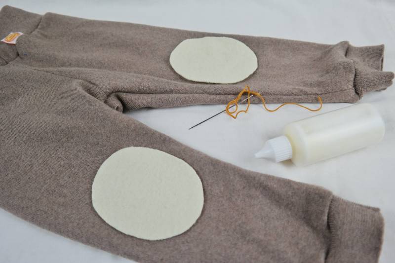 1 Paar Wollwalk Flicken Patches Upcycling-Wolle Zum Wollkleidung Reparieren in Cremeweiß Oval-Form 1 Paar Wollwalk Flicken Patches Upcycling-Wolle Zum Wollkleidung Reparieren in Cremeweiß Oval-Form von JawollBaby