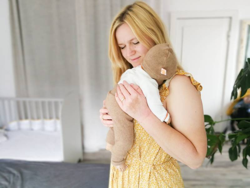 Leichte Mütze Sommer Für Babys Alle Farben Aus Upcycling Wolle/Merinowolle von JawollBaby