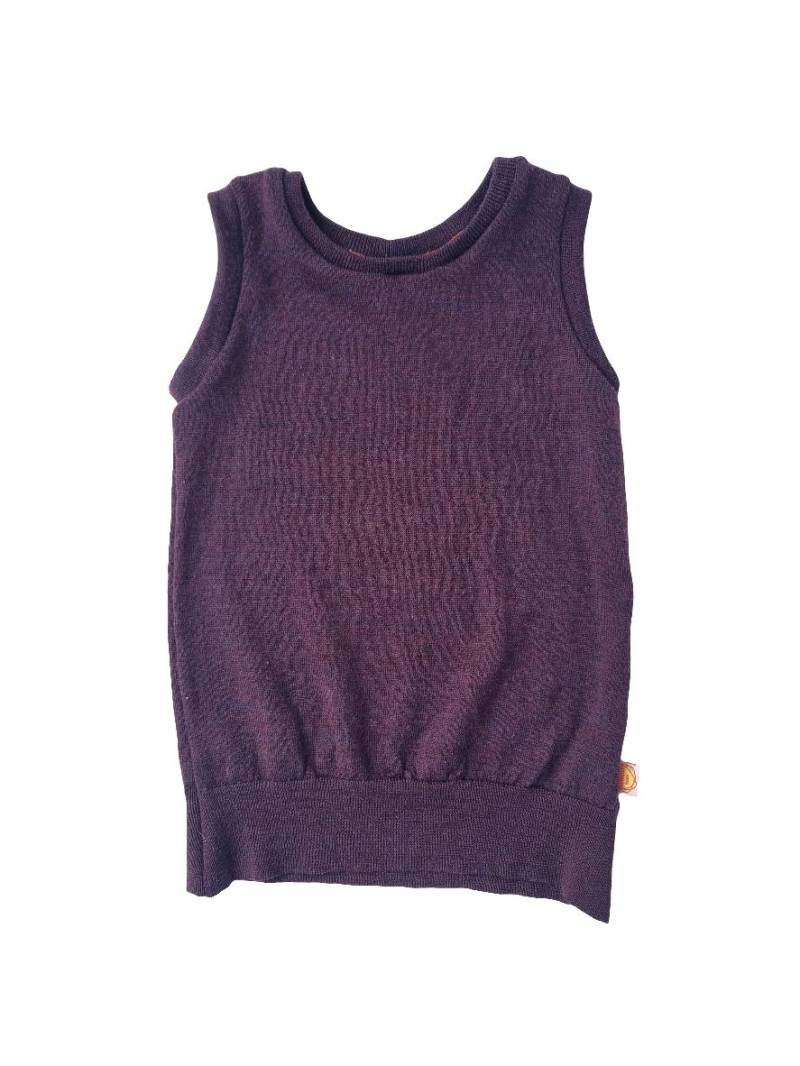 Oberteil Tanktop Pullunder Unterhemd 110/116 Aus Upcycling Wolle in Pflaumenlila Oberteil Tanktop Pullunder Unterhemd 110/116 Aus Upcycling Wolle in Pflaumenlila von JawollBaby