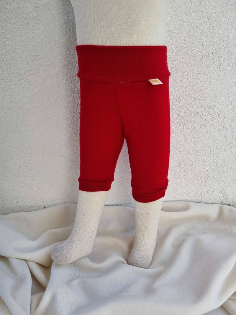Sommerhose Knickerbocker 74/80 Aus Upcycling Merino Wolle in Rot Sommerhose Knickerbocker 74/80 Aus Upcycling Merino Wolle in Rot von JawollBaby
