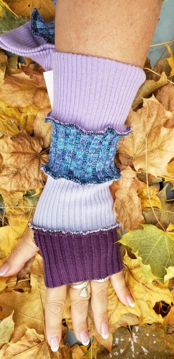 Texting Handschuhe Von Jaxhatsmontana - Jax Mützen Fingerlose Umfunktionierte Pullover Armswärmer Upcycled Armswarmers #30 von JaxUpcycled