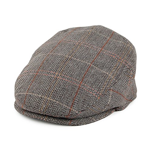 Jaxon & James Kinder Tweed Schiebermütze - Braun-Grau - S-M von Jaxon & James