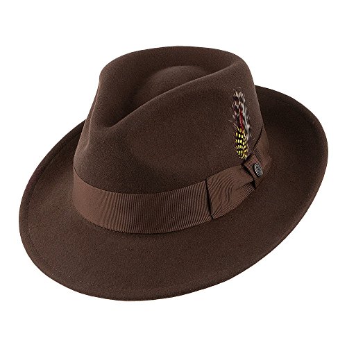 Jaxon & James Knautschbarer C-Krone Fedora - Braun - L von Jaxon & James