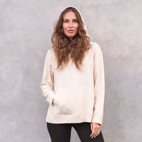Jaya HEATHER - Hoodie in leichtem Oversized Schnitt mit Front-Tasche und großer Kapuze aus 100% Biobaumwolle von Jaya