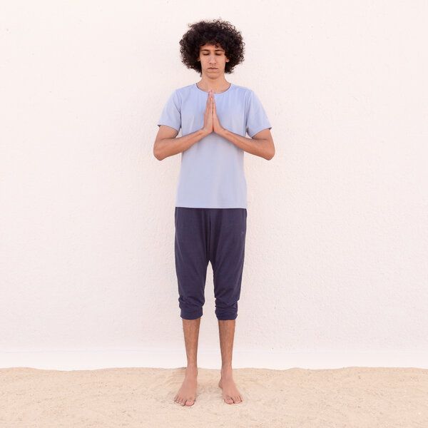 Jaya ROCKY UNI - Männer - körpernahes T-Shirt für Yoga aus Biobaumwolle von Jaya