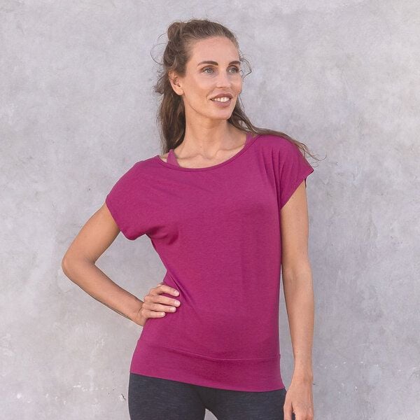 Jaya SMILLA Tencel - Damen - lockeres Shirt für Yoga und Freizeit aus Tencel-Baumwoll-Mix Jaya SMILLA Tencel - Damen - lockeres Shirt für Yoga und Freizeit aus Tencel-Baumwoll-Mix von Jaya