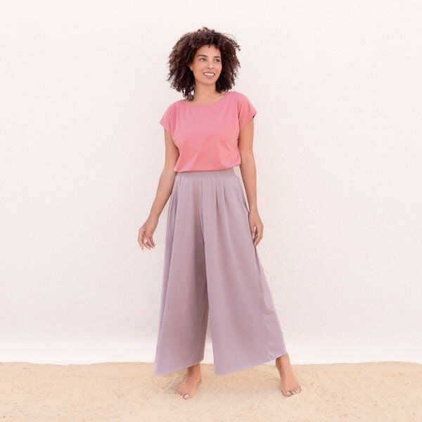 Jaya SMILLA Tencel - Damen - lockeres Shirt für Yoga und Freizeit aus Tencel-Baumwoll-Mix von Jaya