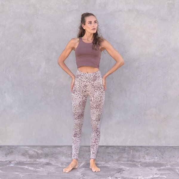 Jaya SUSAN ANIMAL - High-Rise Leggings mit Allover-Animal-Print von Jaya
