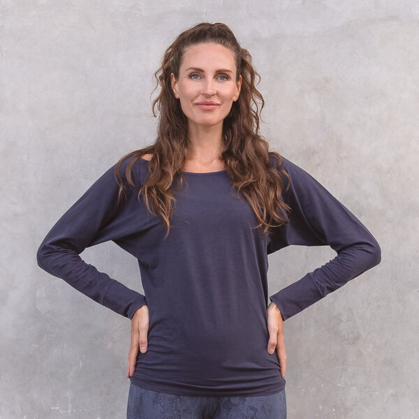 Jaya YANTI - Damen - Longsleeve für Yoga und Freizeit aus Biobaumwolle von Jaya