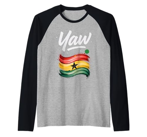 Herren Yaw Ghana Flagge Ghanaian Name Geburtstagsgeschenk Raglan Herren Yaw Ghana Flagge Ghanaian Name Geburtstagsgeschenk Raglan von Jaydu Ghanian Birthday Name Yaw