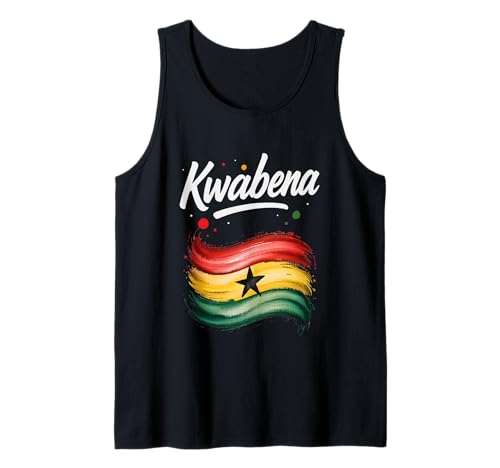 Herren Kwabena Ghana Flagge Ghanaer Name Geburtstagsgeschenk Tank Top von Jaydu Ghanian Geburtstag Name Kwabena
