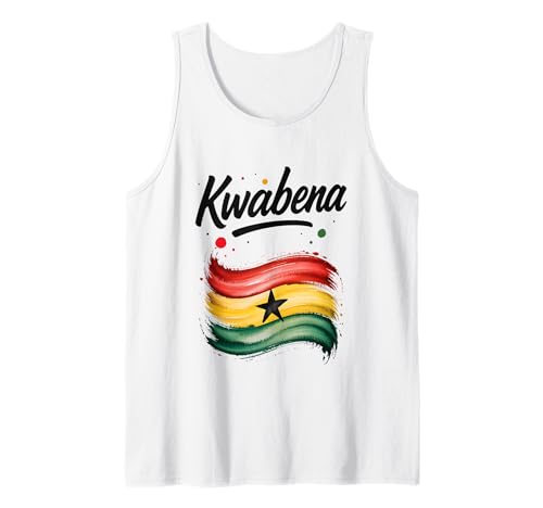 Herren Kwabena Ghana Flagge Ghanaer Name Geburtstagsgeschenk Tank Top von Jaydu Ghanian Geburtstag Name Kwabena