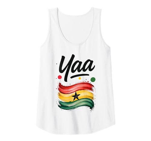 Damen Yaa Ghana Flagge Ghanaian Name Geburtstagsgeschenk Tank Top von Jaydu Ghanian Geburtstagsname Yaa