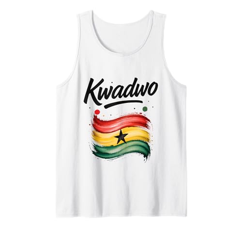 Herren Kwadwo Ghana Flagge Ghanaian Name Geburtstagsgeschenk Tank Top von Jaydu Guanian Birthday Name Modera