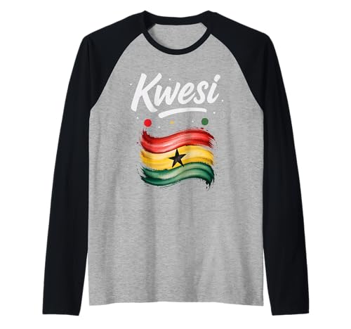 Herren Kwesi Ghana Flagge Ghanaian Name Geburtstagsgeschenk Raglan Herren Kwesi Ghana Flagge Ghanaian Name Geburtstagsgeschenk Raglan von Jayfu Ghanian Geburtstagsname von